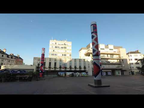 [4K] Walking in Downtown, Châteauroux, Indre, FRANCE