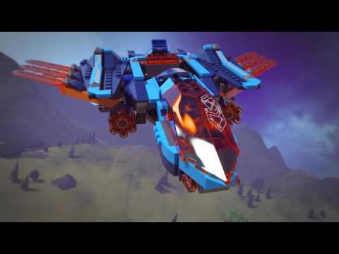 Vidéo LEGO Nexo Knights 70351 : Le faucon de combat de Clay