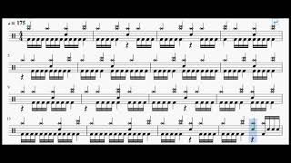 The Abysmal Eye | Meshuggah | Tomas Haake Drum Transcription | PART 1