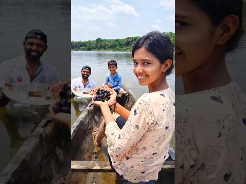 Tom 🍓 Jerry (Rithvi&Anu)Amazing River Fish😂🎈 #shorts