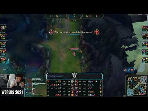 Caedrel Reacts - AFK Troll in TL Tacticals Game - Worlds 2021 Bootcamp