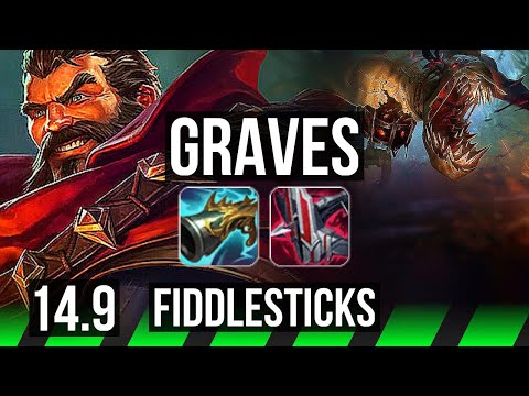 GRAVES vs FIDDLESTICKS (JGL) | 19/1/11, Legendary, 500+ games | NA Master | 14.9