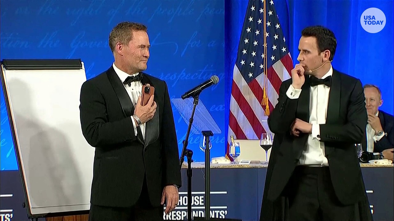 Oz Pearlman full mentalist performance at White House Correspondents' Dinner stuns Trump, Blanche