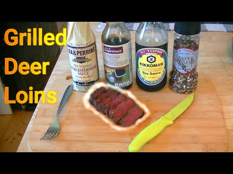 Grilling DEER Tenderloin - BEST Venison Marinade!