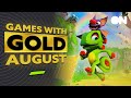 Xbox Games With Gold August 2021