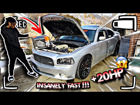 INSTALLING A K&N COLD AIR INTAKE ON MY SRT8 DODGE CHARGER *SOUNDS INSANE*