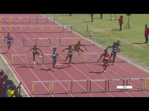 100m Hurdles Final | Class 2 Girls | 2024 Anthrick Corporate Area Meet | SportsMax TV