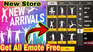 Unlock all emotes free in free ।How to Get emotes in free । Free Emotes app for Free fire।