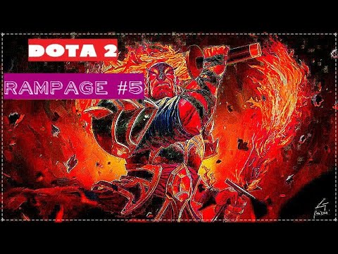 Dota RAMPAGE #5. Рампаги от профессиональных игроков.Palantimos, SCL'KOMA, 7jesu, gust, Crystallize.