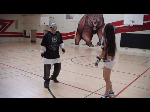 Faye Trains in Film Fighting