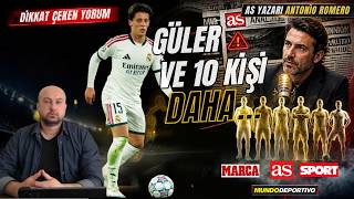 Arda Güler ve 10 Kişi Daha İspanya Basını Manşet Yorum