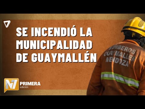 Ocurrió un INCENDIO en el tercer piso de la MUNICIPALIDAD de Guaymallén