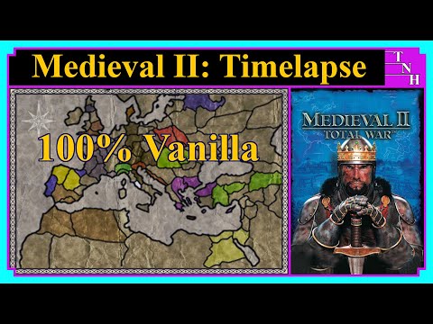 Timelapse  | 100% Vanilla | Medieval II Total War | A.I. Only | No Diplomacy Fix | No Passive AI Fix