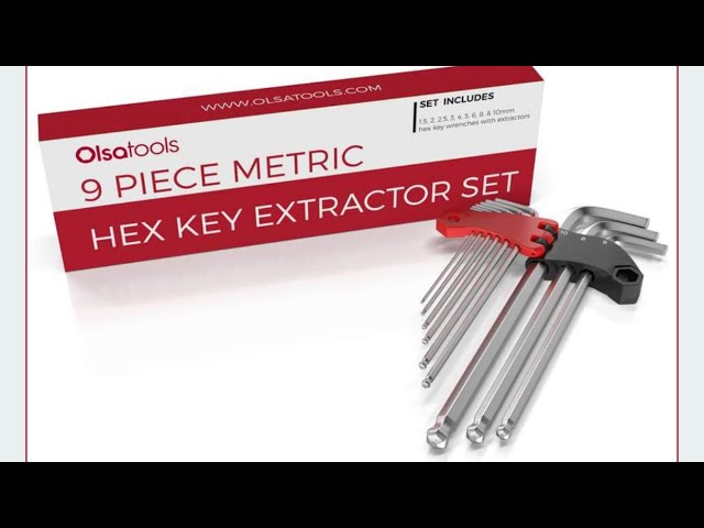 Youtube Video for Hex Key and Allen Wrench Set - Regular or Extractor - SAE and Metric by Halffast719