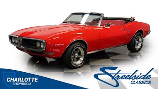 Video Thumbnail for 1968 Pontiac Firebird Convertible
