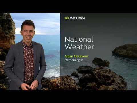 27/03/23 – Colder but largely dry – Afternoon Weather Forecast UK – Met Office Weather
