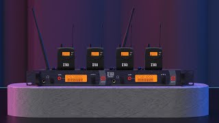 Video thumbnail for XTUGA RW2080  Whole Metal Wireless in Ear Monitor System 2 Channel 4 Bodypack Monitoring by AUDIO XTUGA