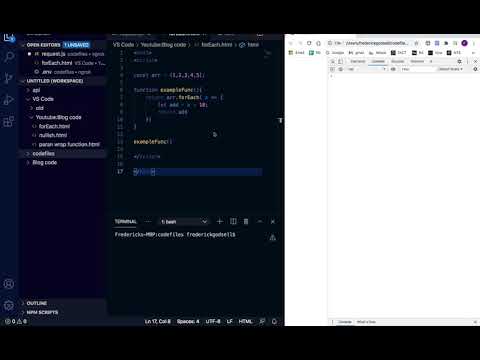 For Each Method Not Working Javascript