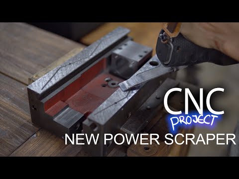 CNC mill part 2 - Scraping