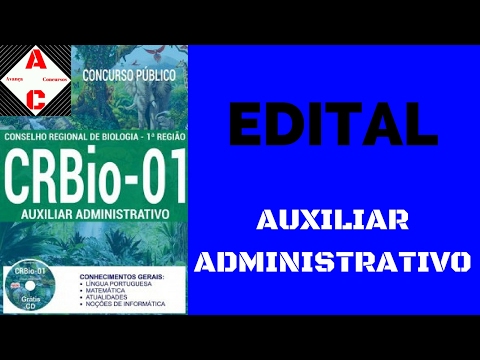 Apostila Concurso CRBio - 1ª Região 2017 - Auxiliar Administrativo