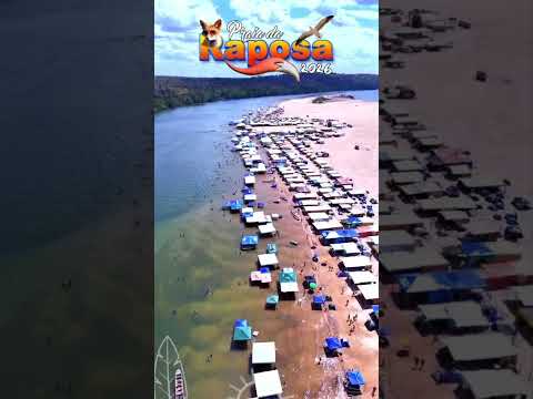 Praia da Raposa no Rio Tocantins em Tupiratins/TO