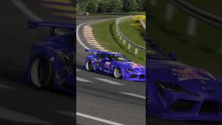 GRスープラのウマ娘仕様の痛車でアルザスビレッジを走って見た #gt7  #ウマ娘