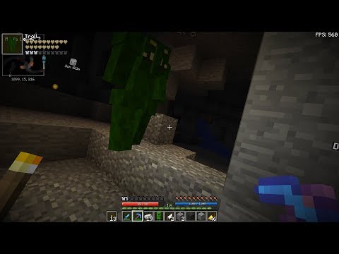 3.Sezon Minecraft Modlu Survival Bölüm 24 - MAĞARADAKİ TROLL