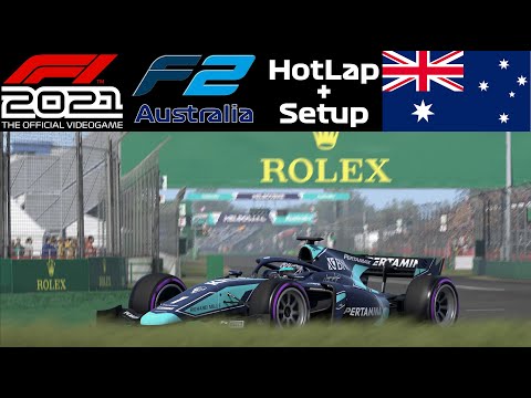 F1 2021 F2 Australia HOTLAP and SETUP