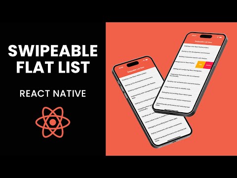Swipeable List in React Native | Interactive UI with Swipe Gestures