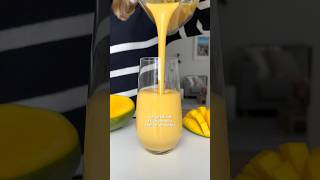 4-ingredient Healthy &amp; High-protein Mango Smoothie🤩 #healthyrecipes #smoothie #highprotein