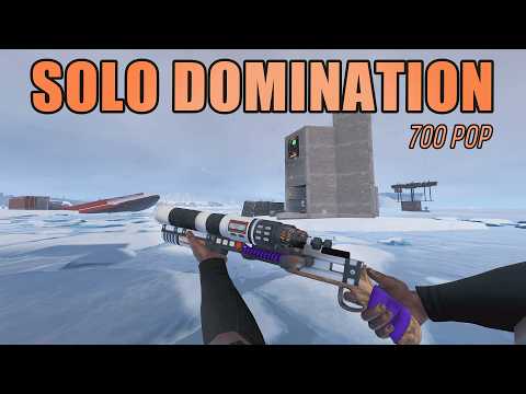 CONTROLLING UNDERWATER LABS GOT ME RAIDED | Official Vanilla rust | 700 POP | Solo