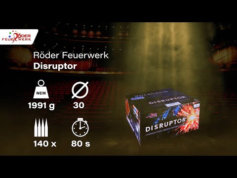 Röder Feuerwerk - Verbundfeuerwerk "Disruptor"