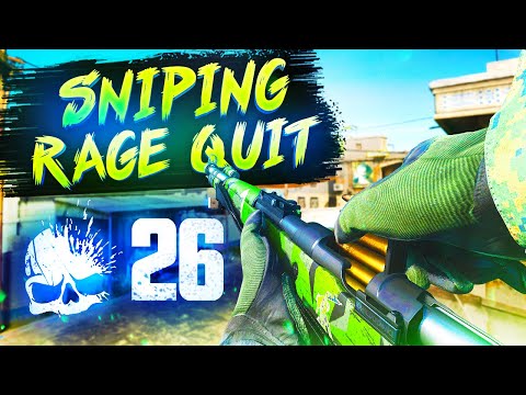 Sniping makes them Rage Quit