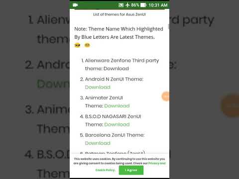 ASUS ZENFONE IOS THEME AND MORE|DOWNLOAD