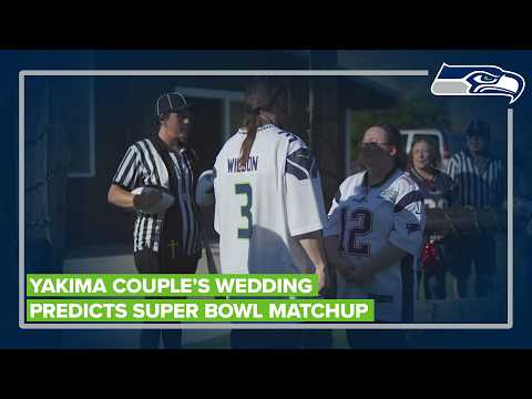 Yakima couple's wedding predicts Super Bowl LX matchup