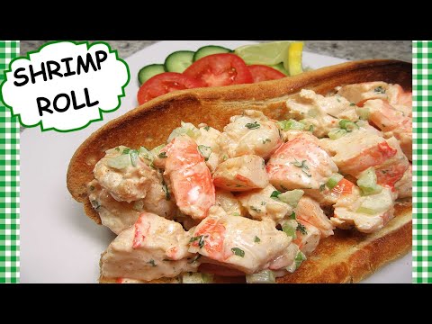 HOW TO MAKE A SHRIMP ROLL SANDWICH | SUPER BOWL GAME DAY LEFTOVER SHRIMP RECIPE