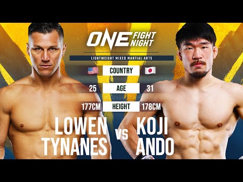 Lowen Tynanes vs Koji Ando full fight
