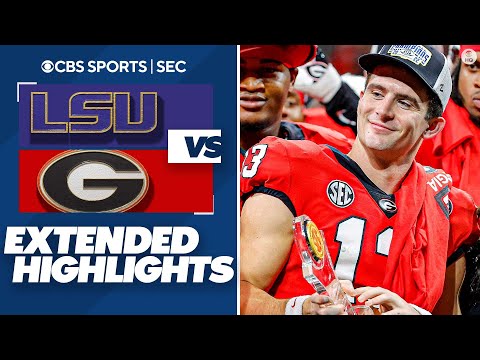 No. 14 LSU vs No. 1 Georgia I SEC Championship Extended Highlights I CBS Sports HQ