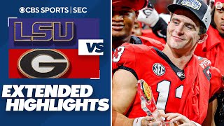 No. 14 LSU vs No. 1 Georgia I SEC Championship Extended Highlights I CBS Sports HQ No. 14 LSU vs No. 1 Georgia I SEC Championship Extended Highlights I CBS Sports HQ