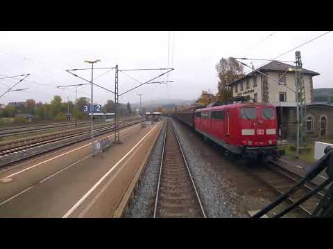 Führerstandsmitfahrt Frankenwaldrampe von Kronach nach Saalfeld