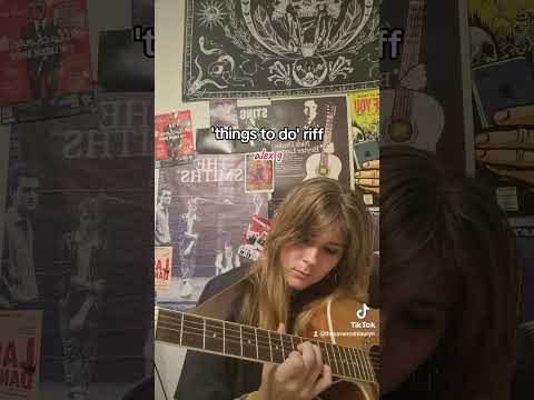 guitar riff "things to do" by alex g