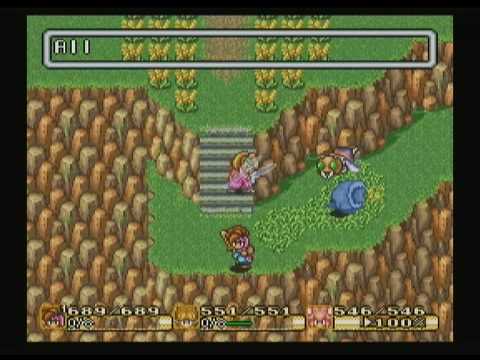 Secret of Mana Wii VC - Super Lucent beam!