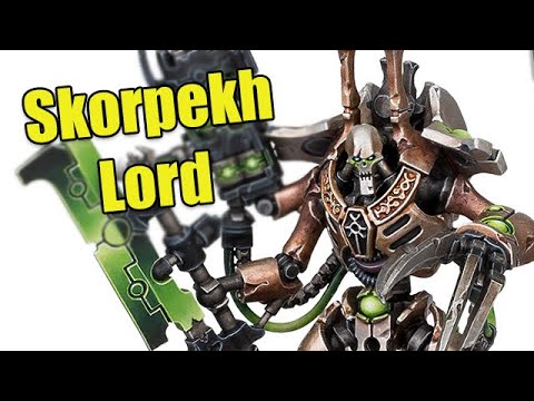 Building the New 40k Indomitus Box Necrons (Skorpekh Lord)