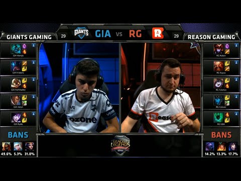GIA vs RG Game 3 Highlights (EU LCS Summer Promotion 2015)