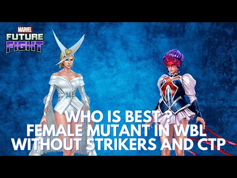 Emma Frost vs Psylocke (Captain Britian) in WBL Knull Stage 9 With Obelisk and Without Strikers