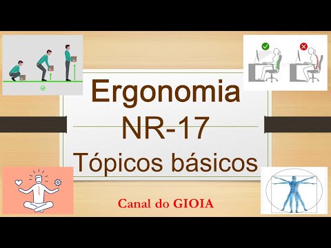Ergonomia - NR 17 (Tópicos básicos)