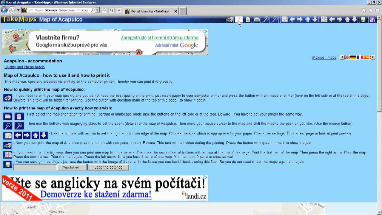 How to print any map for free