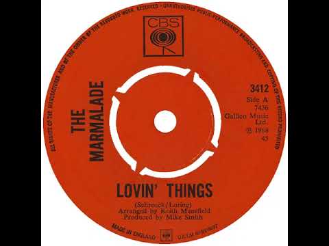 UK New Entry 1968 (113) The Marmalade - Lovin' Things
