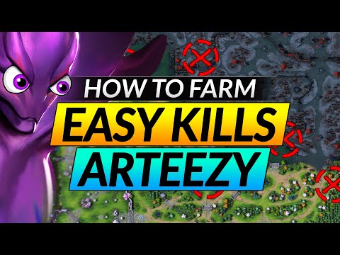 How to FARM EASY KILLS with This MAPHACK TRICK - Arteezy CARRY Spectre Tips - Dota 2 Guide