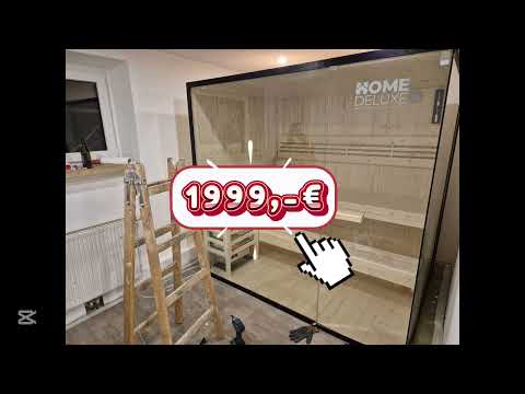 Sauna Shadow XL von Home Deluxe Selbsteinbau und persönliches Feedback